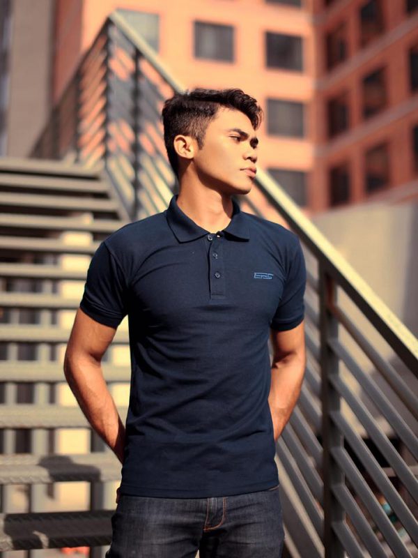 EFS Polo Dark Blue Short Sleeve