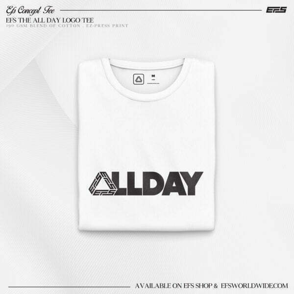 EFS Concept Tee 'ALL DAY' white short sleeve - Image 2