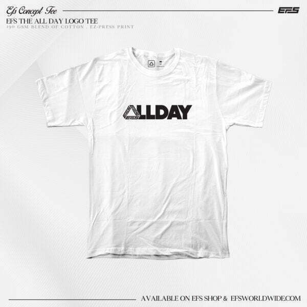 EFS Concept Tee 'ALL DAY' white short sleeve