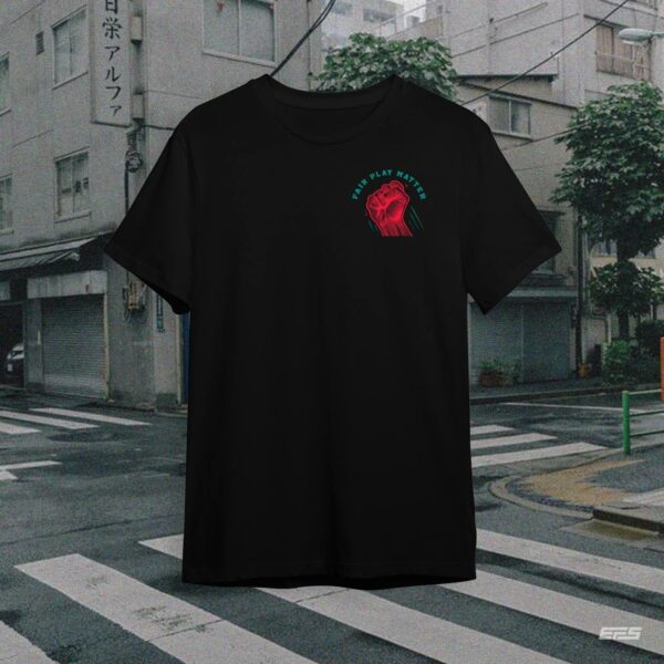 EFS FAIR PLAY TEE BLACK SHORT SLEEVE