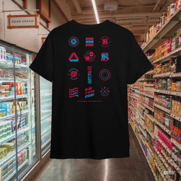 EFS KLUB TEE BLACK SHORT SLEEVE - Image 2