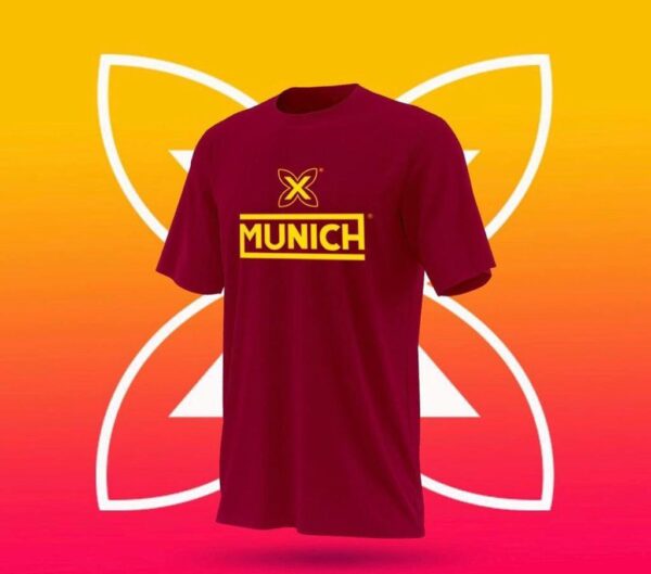 MUNICH T-Shirt Basic Maroon Original