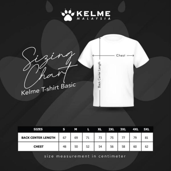 Kelme Tshirt Basic - Black/Silver - Image 2