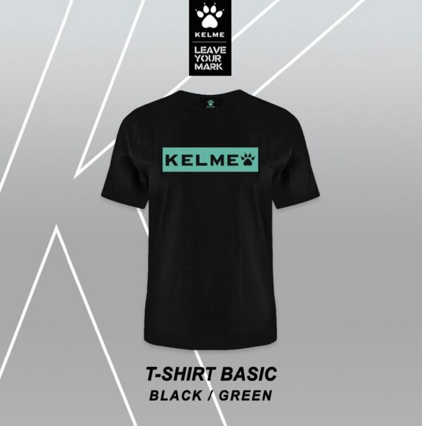 Kelme Tshirt Basic - Black/Green