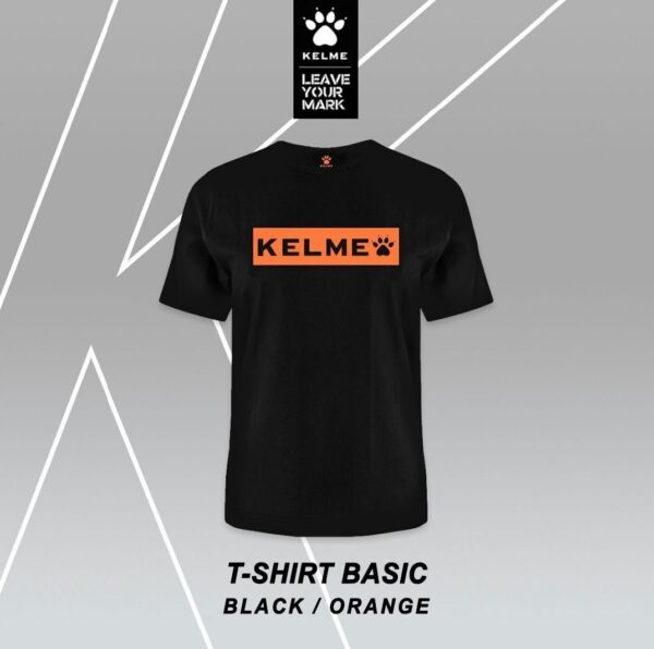Kelme Tshirt Basic - Black/Orange