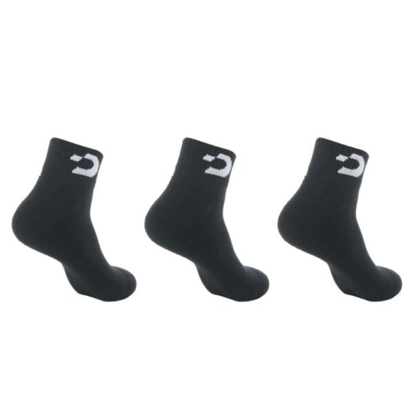 Desporte Sports Ankle Socks (3pairs) Black DSP-3PT01