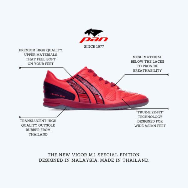 Pan Vigor M.1 Special Edition Naga Red Original - Image 6
